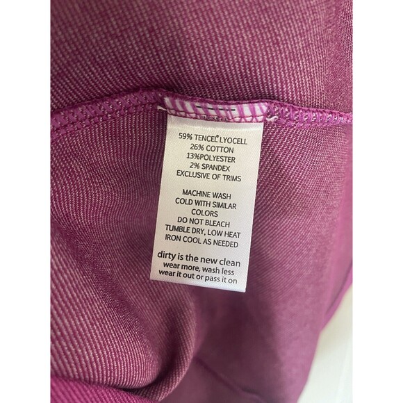 Toad & Co Dress Fuchsia Pink Long Sleeve Fit Flare Soft Outdoor Womens Small* - Picture 10 of 16